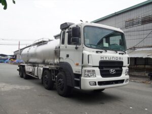 XE BỒN CHỞ SỮA HYUNDAI HD320 16 KHỐI