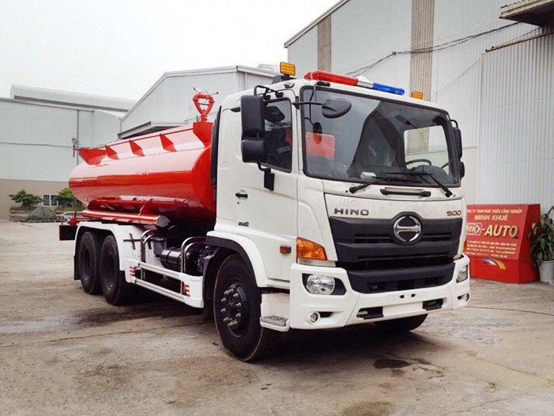 XE BỒN CHỞ XĂNG DẦU HINO FM8JN7A 13.5 TẤN 16 KHỐI