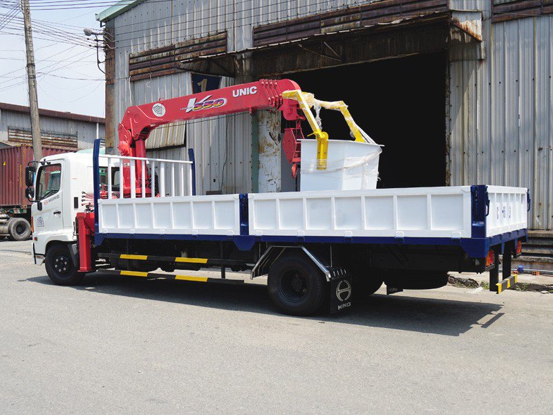 XE CẨU HINO FC9JLTA 3.4 TẤN GẮN CẨU UNIC URV545 - Ảnh 2