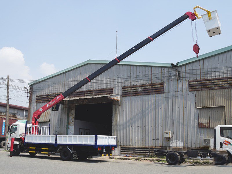 XE CẨU HINO FC9JLTA 3.4 TẤN GẮN CẨU UNIC URV545 - Ảnh 5