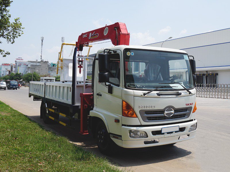 XE CẨU HINO FC9JLTA 3.4 TẤN GẮN CẨU UNIC URV545 - Ảnh 6