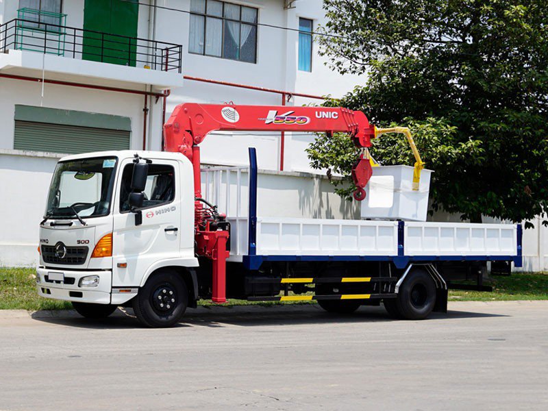 XE CẨU HINO FC9JLTA 3.4 TẤN GẮN CẨU UNIC URV545 - Ảnh 7
