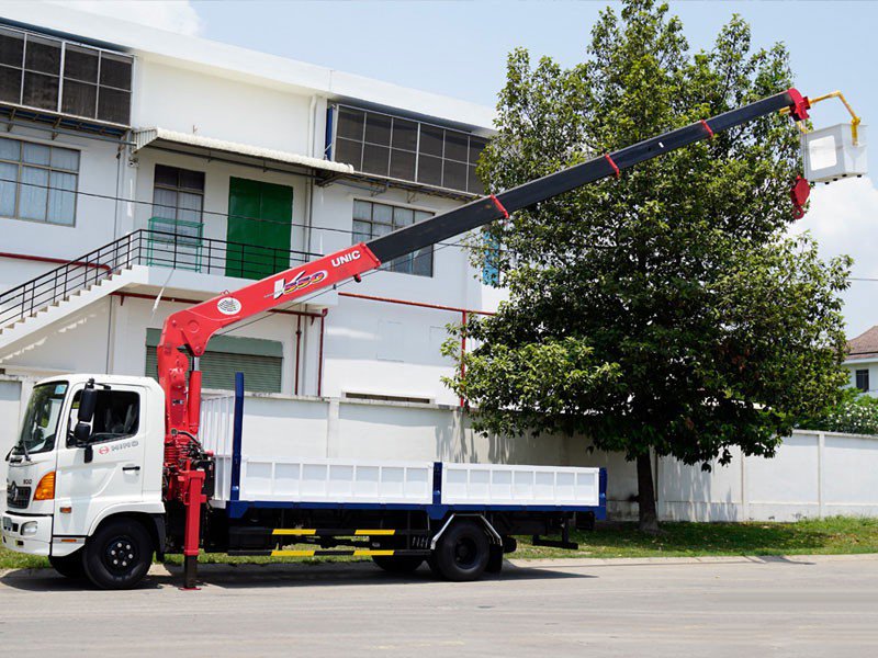 XE CẨU HINO FC9JLTA 3.4 TẤN GẮN CẨU UNIC URV545 - Ảnh 8