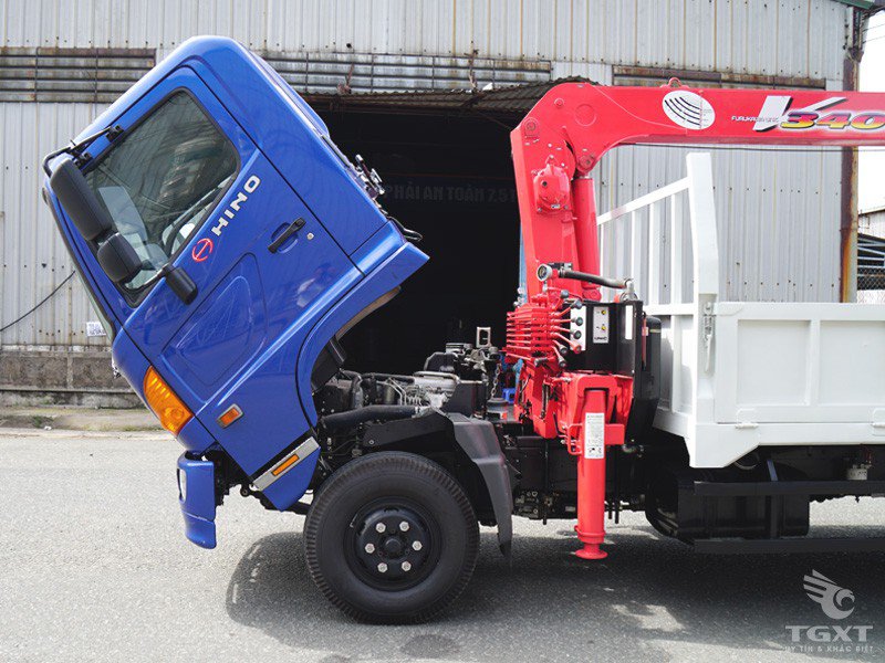 XE CẨU HINO FC9JLTA 4.9 TẤN GẮN CẨU UNIC URV344 - Ảnh 9