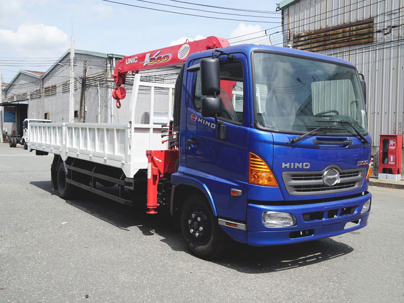 XE CẨU HINO FC9JLTA 4.9 TẤN GẮN CẨU UNIC URV344