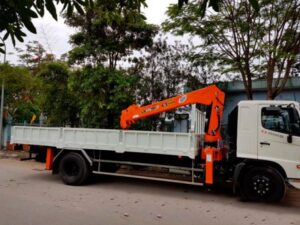 XE CẨU HINO FC9JLTA 4 TẤN GẮN CẨU SANGDO 5 TẤN 4 KHÚC