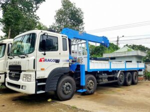 Alternative view of XE CẨU HYUNDAI HD360 14 TẤN 5 CHÂN GẮN CẨU DONGYANG 10 TẤN 5 KHÚC