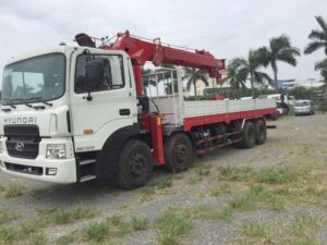 XE CẨU HYUNDAI HD320 11 TẤN GẮN CẨU CSS300 12 TẤN 4 KHÚC