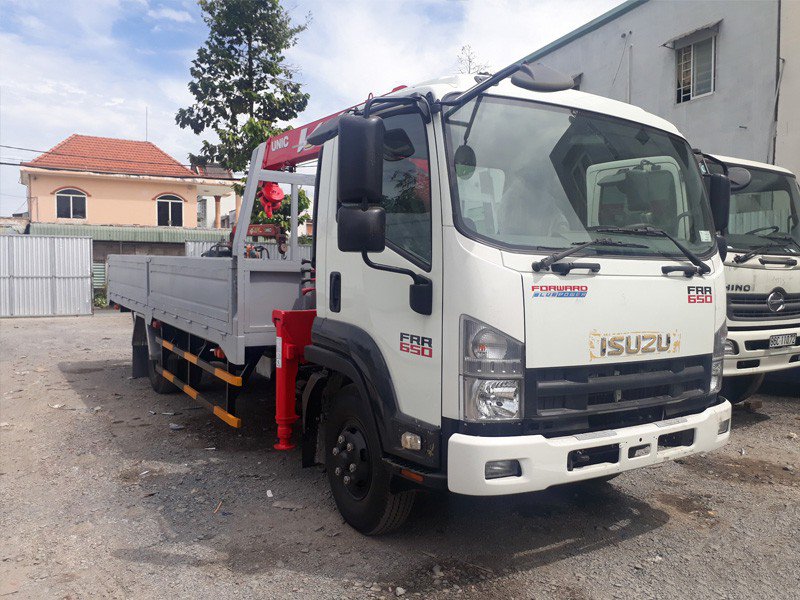 XE CẨU ISUZU FVR34QE4 6.7 TẤN GẮN CẨU UNIC URV554 - Ảnh 2