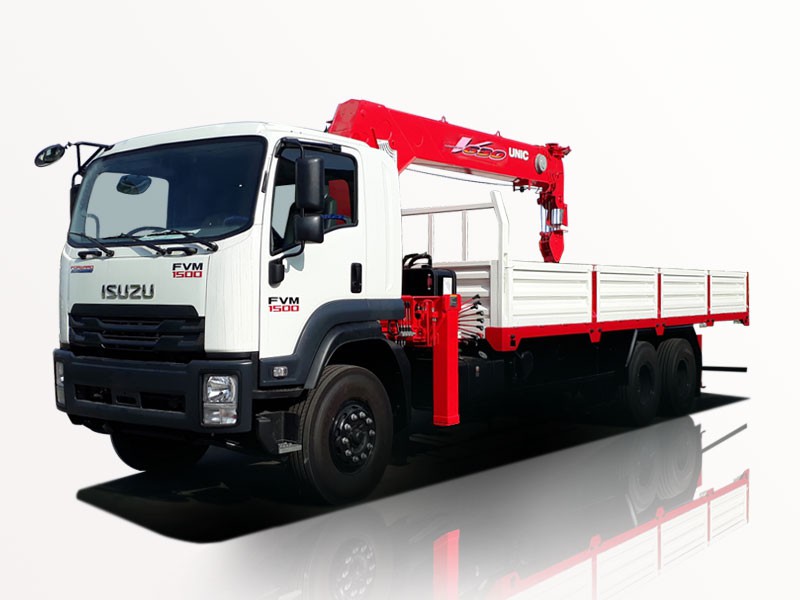 XE CẨU ISUZU FVM34T 13 TẤN GẮN CẨU UNIC URV634