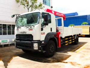 XE CẨU ISUZU FVR34QE4 5.9 TẤN GẮN CẨU UNIC URV555