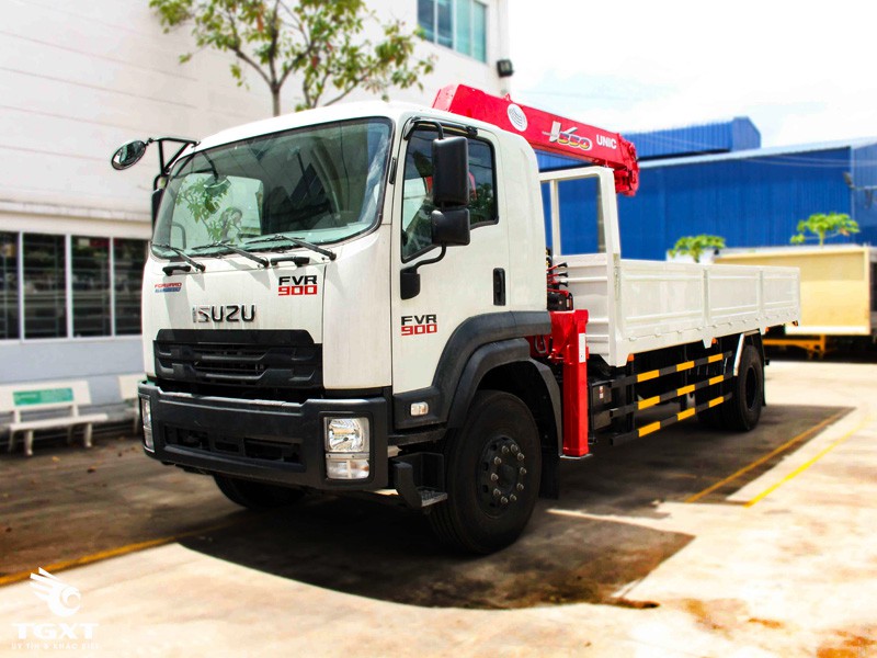 XE CẨU ISUZU FVR34QE4 6.7 TẤN GẮN CẨU UNIC URV554