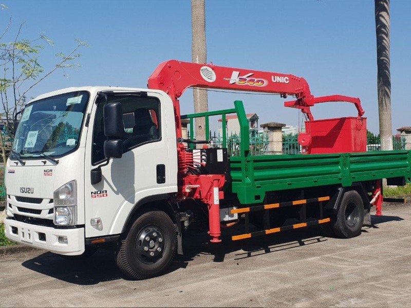 XE CẨU ISUZU FVR34QE4 5.8 TẤN GẮN CẨU UNIC URV373 - Ảnh 2