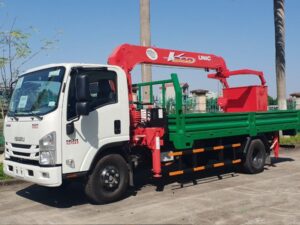Alternative view of XE CẨU ISUZU NQR75LE4 4.6 TẤN GẮN CẨU UNIC URV344