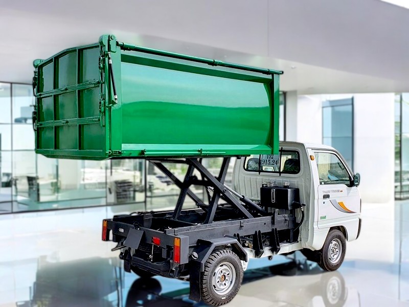 XE CHỞ RÁC TATA SUPER ACE 900 KG 3.5 KHỐI - Ảnh 6