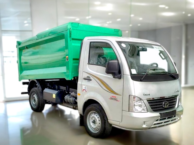 XE CHỞ RÁC TATA SUPER ACE 900 KG 3.5 KHỐI - Ảnh 3