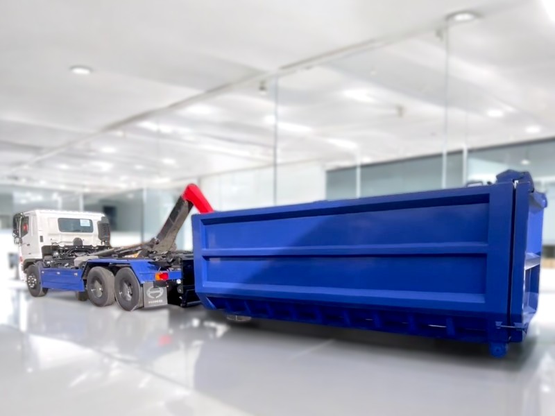 XE CHỞ RÁC THÙNG RỜI HOOKLIFT HINO FM 21 KHỐI - Ảnh 6