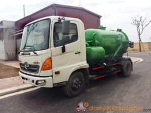 XE HÚT CHẤT THẢI HINO FC 5 KHỐI