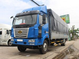 XE TẢI FAW THÙNG MUI BẠT 7.8 TẤN DÀI 9M8