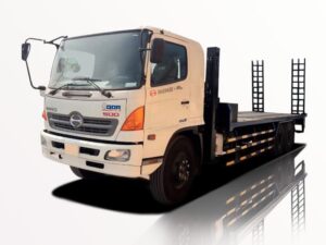 XE TẢI HINO 3 CHÂN FL NÂNG ĐẦU CHỞ MÁY CHUYÊN DÙNG