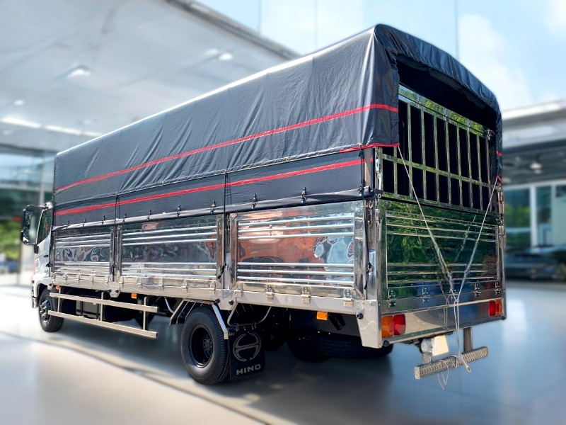 XE TẢI HINO FC9JLTC 6.5 TẤN THÙNG MUI BẠT - Ảnh 5