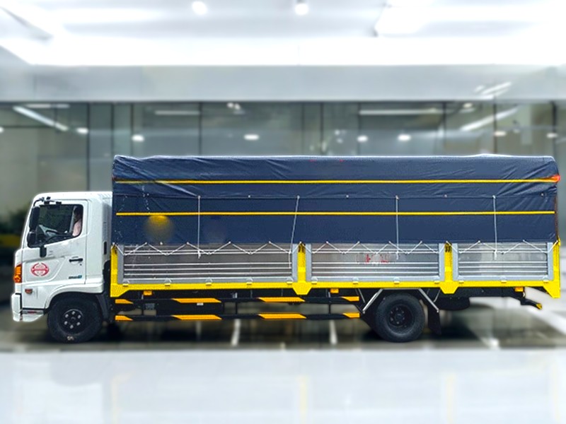 XE TẢI HINO FC9JLTC 6.5 TẤN THÙNG MUI BẠT - Ảnh 7