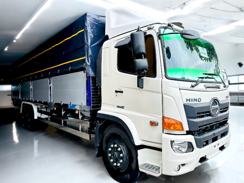 XE TẢI HINO FM8JW7A 15 TẤN THÙNG MUI BẠT - Ảnh 4