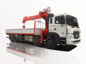XE TẢI HYUNDAI HD360 5 CHÂN 14 TẤN GẮN CẨU KANGLIM 12 TẤN 5 KHÚC