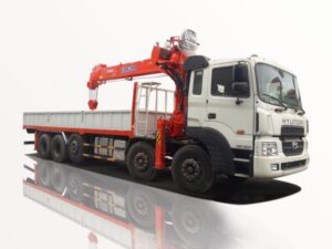 XE TẢI HYUNDAI HD360 5 CHÂN 15 TẤN GẮN CẨU KANGLIM 10 TẤN 5 KHÚC