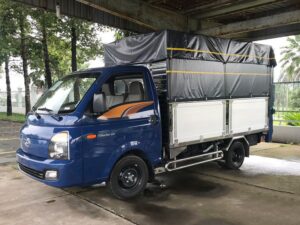 XE TẢI HYUNDAI NEW PORTER H150 1.5 TẤN THÙNG BẠT GẮN BỬNG NÂNG
