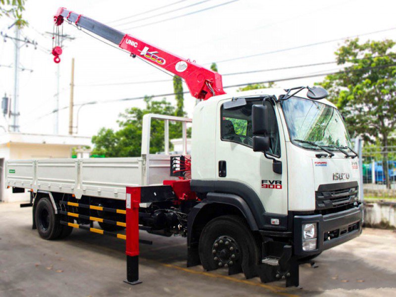 XE TẢI ISUZU 6.4 TẤN FVR34Q GẮN CẨU UNIC 5 TẤN 4 KHÚC