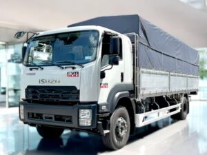 XE TẢI ISUZU FVR34QE4 9 TẤN THÙNG MUI BẠT