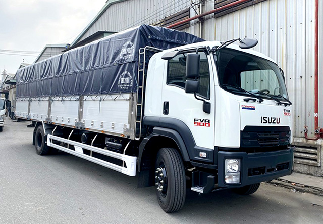 XE TẢI ISUZU FVR34SE4 8 TẤN THÙNG MUI BẠT - Ảnh 2