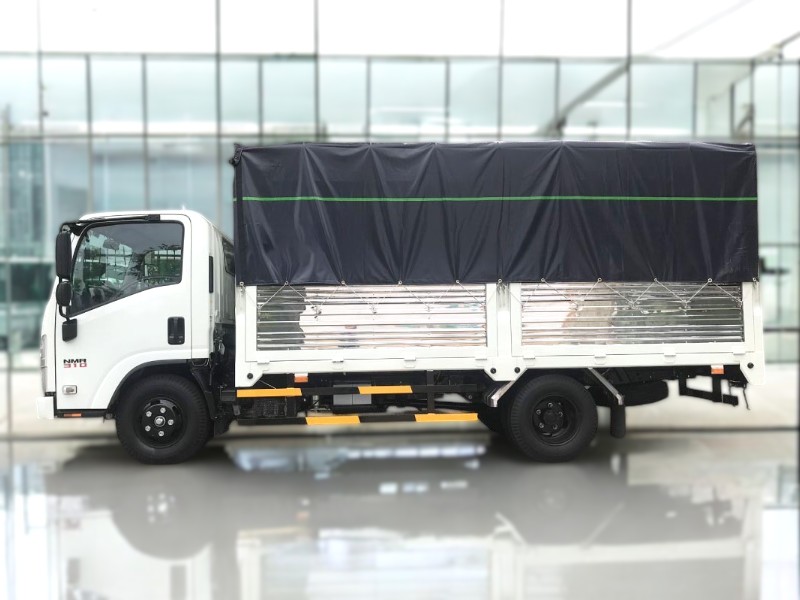 XE TẢI ISUZU NMR85HE4 1.9 TẤN THÙNG BẠT - Ảnh 5