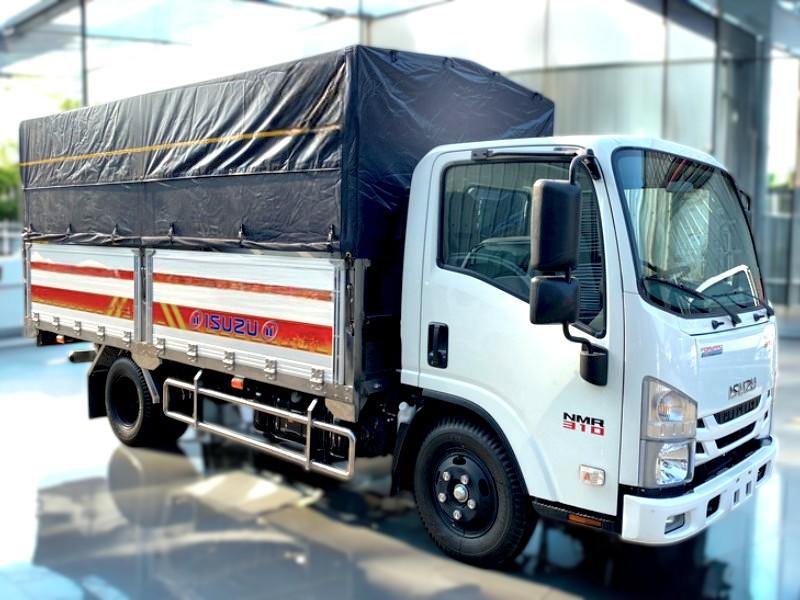 XE TẢI ISUZU NMR85HE4 1.9 TẤN THÙNG BẠT - Ảnh 3