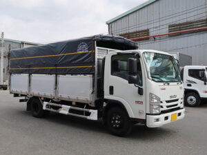 Alternative view of XE TẢI ISUZU NPR85KE4 4 TẤN THÙNG MUI BẠT