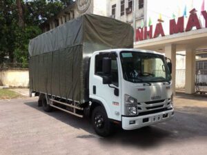 Alternative view of XE TẢI ISUZU NPR85KE4 3.2 TẤN CHỞ MÔ TÔ XE MÁY