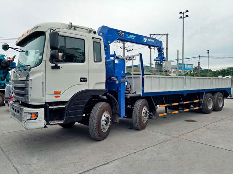 XE TẢI JAC 4 CHÂN 15 TẤN GẮN CẨU TADANO 5 TẤN ZT504 - Ảnh 3