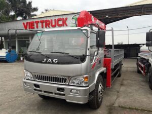 XE TẢI JAC 7.5 TẤN GẮN CẨU UNIC 5 TẤN 3 KHÚC