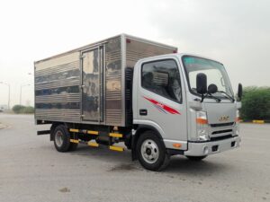 XE TẢI JAC N350 3,5 TẤN THÙNG KÍN ĐỘNG CƠ ISUZU