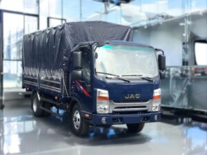 XE TẢI JAC N650 5E 6.5 TẤN THÙNG BẠT ĐỘNG CƠ CUMMIN